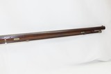 1800s ITALIAN Antique Long Barreled Smoothbore Musket .73 PERCUSSION Fowler Engraved and with Gold Maker’s Marks; Naples - 6 of 23