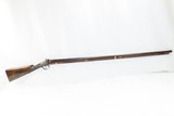 1800s ITALIAN Antique Long Barreled Smoothbore Musket .73 PERCUSSION Fowler Engraved and with Gold Maker’s Marks; Naples - 2 of 23