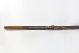 1800s ITALIAN Antique Long Barreled Smoothbore Musket .73 PERCUSSION Fowler Engraved and with Gold Maker’s Marks; Naples - 9 of 23