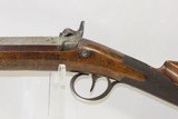 1800s ITALIAN Antique Long Barreled Smoothbore Musket .73 PERCUSSION Fowler Engraved and with Gold Maker’s Marks; Naples - 19 of 23