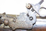 GERMANIC Antique WHEELLOCK Rifle Mother-of-Pearl Horn Cast Bronze Engraved
.58 Caliber Swamped Octagonal Barrel - 6 of 19