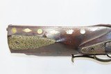 GERMANIC Antique WHEELLOCK Rifle Mother-of-Pearl Horn Cast Bronze Engraved
.58 Caliber Swamped Octagonal Barrel - 3 of 19
