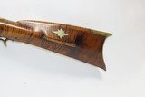 Susquehanna, Pennsylvania Antique LONG RIFLE SPANGLE .44 Caliber Percussion AMERICAN HUNTING/HOMESTEAD LONG RIFLE - 16 of 20
