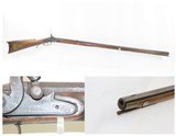Antique SILVER ACCENTED Full-Stock .42 Cal. Percussion American LONG RIFLE
HUNTING/HOMESTEAD Long Rifle w/ JOSH GOLCHER LOCK - 1 of 19