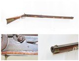 MID-19th CENTURY Antique JOHN KRIDER Full Stock .39 Cal. Percussion Rifle
Kentucky Style HUNTING/HOMESTEAD Long Rifle