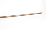 NEW ENGLAND Made JOHN MASON Antique PERCUSSION Full Stock .54 c. SMOOTHBORE ENGRAVED & SILVER WIRE INLAID Smoothbore Long Rifle - 9 of 19