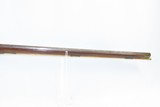 NEW ENGLAND Made JOHN MASON Antique PERCUSSION Full Stock .54 c. SMOOTHBORE ENGRAVED & SILVER WIRE INLAID Smoothbore Long Rifle - 5 of 19