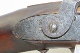 NEW ENGLAND Made JOHN MASON Antique PERCUSSION Full Stock .54 c. SMOOTHBORE ENGRAVED & SILVER WIRE INLAID Smoothbore Long Rifle - 7 of 19