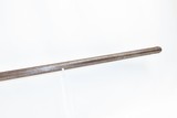 NEW ENGLAND Made JOHN MASON Antique PERCUSSION Full Stock .54 c. SMOOTHBORE ENGRAVED & SILVER WIRE INLAID Smoothbore Long Rifle - 12 of 19