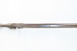 NEW ENGLAND Made JOHN MASON Antique PERCUSSION Full Stock .54 c. SMOOTHBORE ENGRAVED & SILVER WIRE INLAID Smoothbore Long Rifle - 11 of 19