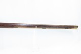 ENGRAVED Mid-1800s Antique Full-Stock .44 c. Percussion American LONG RIFLE HUNTING/HOMESTEAD Long Rifle with G. GOULCHER LOCK - 5 of 18