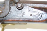 ENGRAVED Mid-1800s Antique Full-Stock .44 c. Percussion American LONG RIFLE HUNTING/HOMESTEAD Long Rifle with G. GOULCHER LOCK - 6 of 18