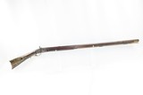 ENGRAVED Mid-1800s Antique Full-Stock .44 c. Percussion American LONG RIFLE HUNTING/HOMESTEAD Long Rifle with G. GOULCHER LOCK - 2 of 18