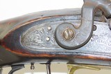 ENGRAVED Mid-1800s Antique Full-Stock .44 c. Percussion American LONG RIFLE HUNTING/HOMESTEAD Long Rifle with G. GOULCHER LOCK - 7 of 18