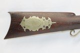 1850s Antique TYRON Half Stock BACK ACTION .32 Caliber American LONG RIFLEELK COUNTY, Pa. Style Made by TYRON of Philadelphia - 3 of 21