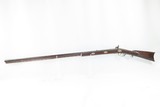 1850s Antique TYRON Half Stock BACK ACTION .32 Caliber American LONG RIFLEELK COUNTY, Pa. Style Made by TYRON of Philadelphia - 15 of 21