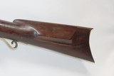 1850s Antique TYRON Half Stock BACK ACTION .32 Caliber American LONG RIFLEELK COUNTY, Pa. Style Made by TYRON of Philadelphia - 16 of 21