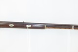 1850s Antique TYRON Half Stock BACK ACTION .32 Caliber American LONG RIFLEELK COUNTY, Pa. Style Made by TYRON of Philadelphia - 5 of 21