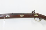 1850s Antique TYRON Half Stock BACK ACTION .32 Caliber American LONG RIFLEELK COUNTY, Pa. Style Made by TYRON of Philadelphia - 17 of 21