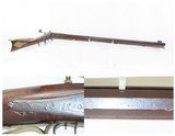 Antique RINGLE .42 Caliber BACK ACTION Half Stock Percussion TARGET Rifle
Mid-1800s TARGET Rifle with G. GOULCHER Lock