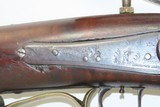 Antique RINGLE .42 Caliber BACK ACTION Half Stock Percussion TARGET Rifle
Mid-1800s TARGET Rifle with G. GOULCHER Lock - 6 of 18