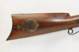 Antique Mid-1800s .46 Cal. BACK ACTION Half Stock Percussion TARGET Rifle
Pre-CIVIL WAR Unmarked TARGET Rifle - 3 of 16