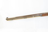 Antique Mid-1800s .46 Cal. BACK ACTION Half Stock Percussion TARGET Rifle
Pre-CIVIL WAR Unmarked TARGET Rifle - 14 of 16