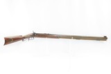Antique Mid-1800s .46 Cal. BACK ACTION Half Stock Percussion TARGET Rifle
Pre-CIVIL WAR Unmarked TARGET Rifle - 2 of 16