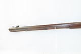 Antique Mid-1800s .36 Cal. BACK ACTION Half Stock Percussion TARGET Rifle
Pre-CIVIL WAR Unmarked TARGET Rifle - 14 of 16