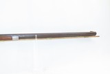 Antique J. W. CROOK Half-Stock .40 Caliber Percussion American LONG RIFLE
Mid-1800 Homestead Rifle with DOUBLE SET TRIGGERS - 5 of 18