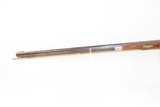 Antique J. W. CROOK Half-Stock .40 Caliber Percussion American LONG RIFLE
Mid-1800 Homestead Rifle with DOUBLE SET TRIGGERS - 16 of 18