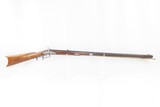 Antique J. W. CROOK Half-Stock .40 Caliber Percussion American LONG RIFLE
Mid-1800 Homestead Rifle with DOUBLE SET TRIGGERS - 2 of 18