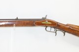 Antique J. W. CROOK Half-Stock .40 Caliber Percussion American LONG RIFLE
Mid-1800 Homestead Rifle with DOUBLE SET TRIGGERS - 15 of 18