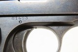 WWII OCCUPIED BELGIUM FN Model 1922 7.65x17 C&R Pistol
FABRIQUE NATIONALE
Third Reich EAGLE/WaA140 / EAGLE - 13 of 21