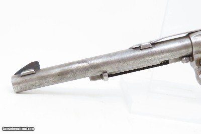 c1882 Antique COLT Model 1878 FRONTIER .45 Long Colt DOUBLE ACTION Revolver With Upgraded Adjustable Front & Rear Sights! - Image 5 of 19