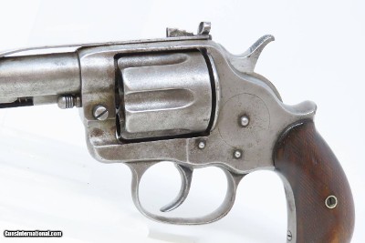 c1882 Antique COLT Model 1878 FRONTIER .45 Long Colt DOUBLE ACTION Revolver With Upgraded Adjustable Front & Rear Sights! - Image 4 of 19