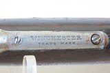 WINCHESTER 1890 PUMP Action TAKEDOWN Rifle in SCARCE .22 Winchester Rimfire 1908 Manufactured Easy Takedown Rifle - 9 of 19