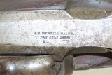 CIVIL WAR Antique JAMES MERRILL First Type .54 Caliber Percussion CARBINE
Issued to NY, PA, NJ, IN, WI, KY & DE Cavalries - 10 of 20