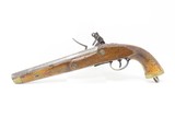 Early-1800 Antique LIEGE Martial Size FLINTLOCK Pistol .65 Caliber European Large Dutch/Belgian “Sea Service” - 14 of 17