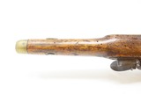 Early-1800 Antique LIEGE Martial Size FLINTLOCK Pistol .65 Caliber European Large Dutch/Belgian “Sea Service” - 13 of 17