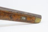 Early-1800 Antique LIEGE Martial Size FLINTLOCK Pistol .65 Caliber European Large Dutch/Belgian “Sea Service” - 5 of 17