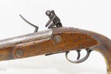 Early-1800 Antique LIEGE Martial Size FLINTLOCK Pistol .65 Caliber European Large Dutch/Belgian “Sea Service” - 16 of 17