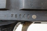 WORLD WAR 2 Imperial JAPANESE Nagoya KOKUBUNJI Type 94 Semi-Auto C&R Pistol WW II Dated “April 1943” Service Pistol w/HOLSTER - 18 of 23