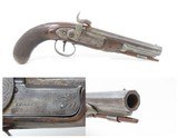 SHARPE of LONDON BELT Pistol .56 Caliber PERCUSSION Self Defense 1830s Cap
English Maker Known for his “FUR TRADE” Pistols - 1 of 19