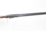 Antique IRON MOUNTED Southern Style FULL STOCK .36 c. Percussion LONG RIFLE SOUTHERN STATES Hunting/Homestead Long Rifle - 9 of 16