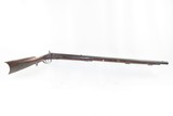 Antique IRON MOUNTED Southern Style FULL STOCK .36 c. Percussion LONG RIFLE SOUTHERN STATES Hunting/Homestead Long Rifle - 2 of 16