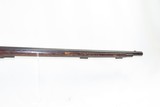 Antique IRON MOUNTED Southern Style FULL STOCK .36 c. Percussion LONG RIFLE SOUTHERN STATES Hunting/Homestead Long Rifle - 5 of 16