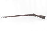 Antique IRON MOUNTED Southern Style FULL STOCK .36 c. Percussion LONG RIFLE SOUTHERN STATES Hunting/Homestead Long Rifle - 11 of 16