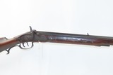 Antique IRON MOUNTED Southern Style FULL STOCK .36 c. Percussion LONG RIFLE SOUTHERN STATES Hunting/Homestead Long Rifle - 4 of 16