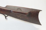 Antique IRON MOUNTED Southern Style FULL STOCK .36 c. Percussion LONG RIFLE SOUTHERN STATES Hunting/Homestead Long Rifle - 12 of 16